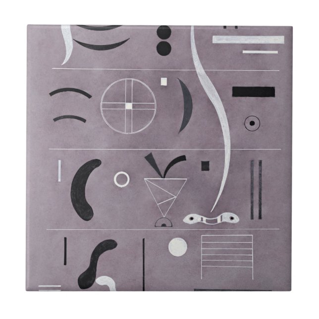 Carreau Kandinsky - Quatre Parties, (Devant)