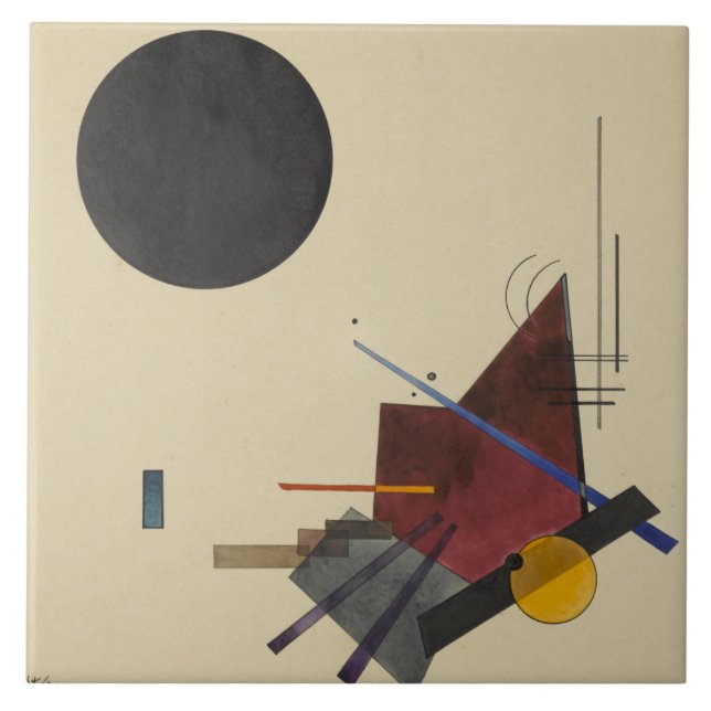 Carreau Kandinsky - Relation Noire (Devant)