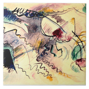 Carreau Kandinsky - Sans titre, oeuvre d'art de 1913