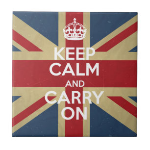 Carreau Keep Calm and Carry