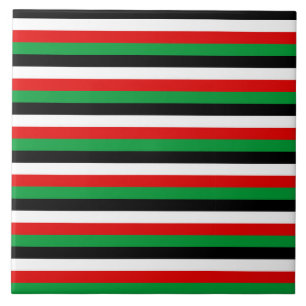 Carreau Kenya Jordanie Iraq Koweït drapeau rayures lignes 