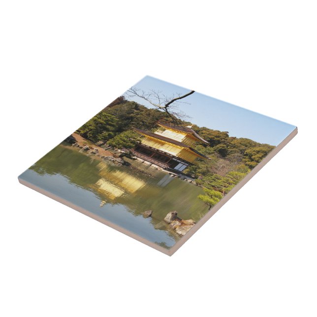 Carreau Kinkaku-ji 金 閣 Temple 寺 du Pavillon d'Or (Côté)