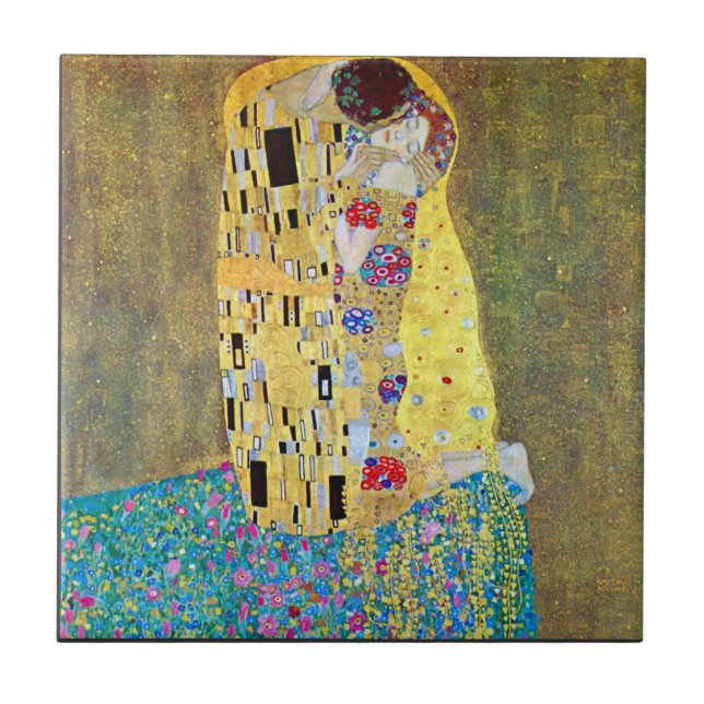 Carreau Kiss 2 de Gustav Klimt (Devant)