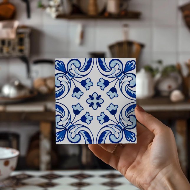 Carreau Kitchen & Dining Decor Azulejo Coaster Tiles (Ceramic Coasters, Portuguese Decor, Tile Art, Sintra Tiles,
Portuguese Gift, Lisbon Tile, Azulejo)