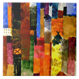 Carreau Klee - Avant la ville,