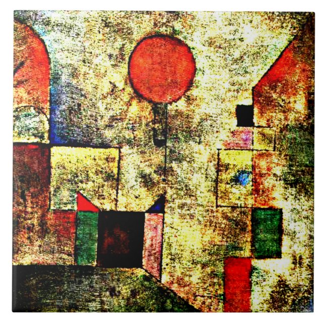 Carreau Klee - Balloon rouge (Devant)