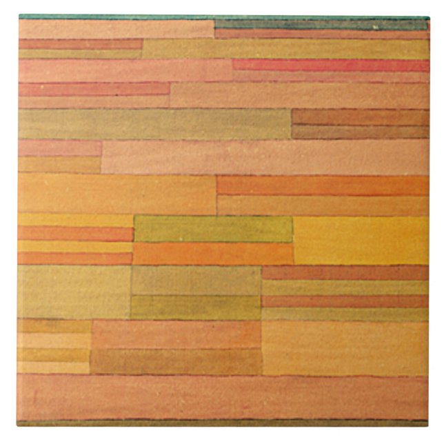 Carreau Klee - Champs mesurés (Devant)