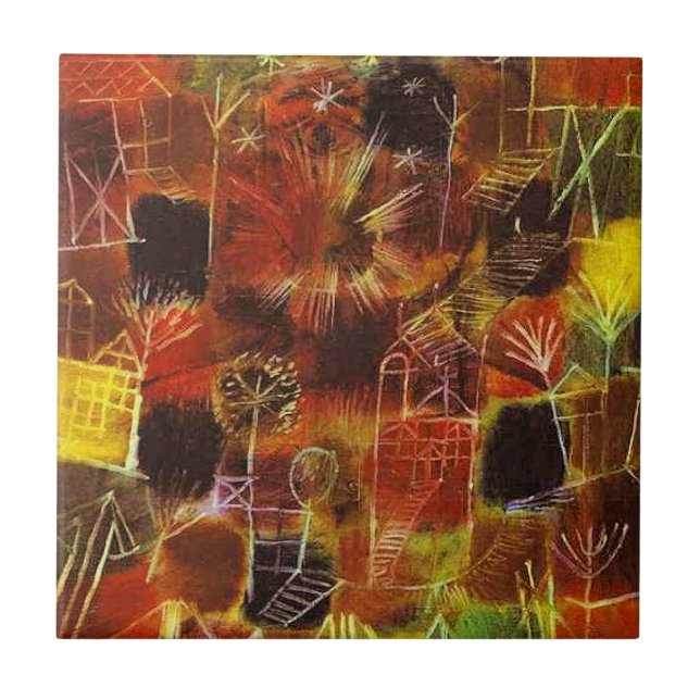 Carreau Klee - Composition cosmique (Devant)