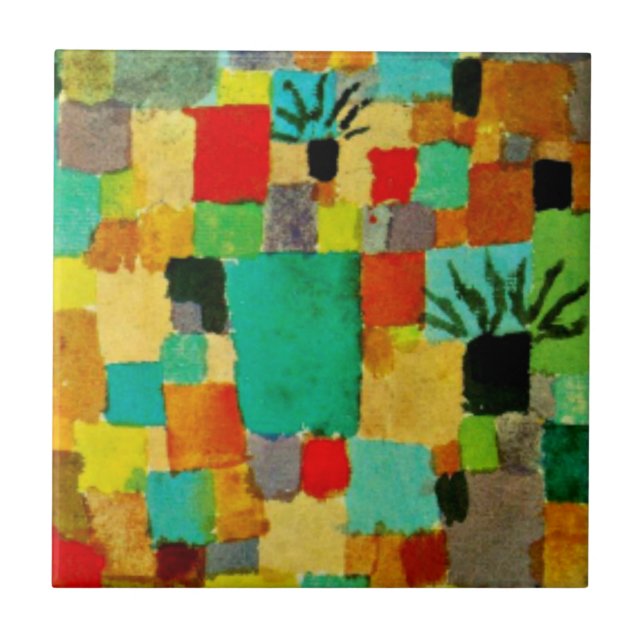 Carreau Klee - Jardins tunisiens du Sud-1919 (Devant)