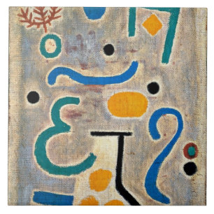 Carreau Klee : Le Vase art abstrait