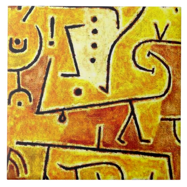 Carreau Klee - Manteau rouge (Devant)
