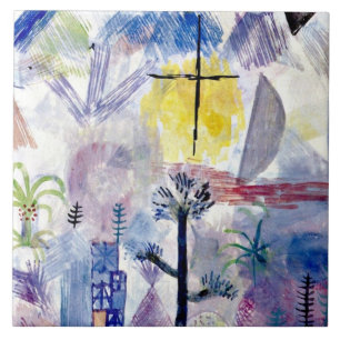 Carreau Klee - Paysage inachevé