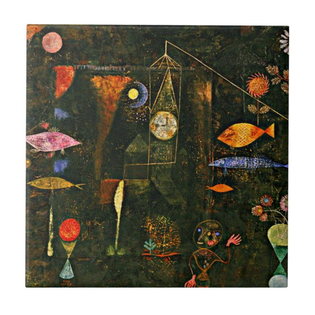 Carreau Klee - Poisson magique (Devant)