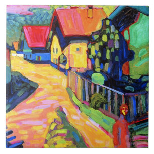 Carreau Klee - Rue de Murnau avec femmes,
