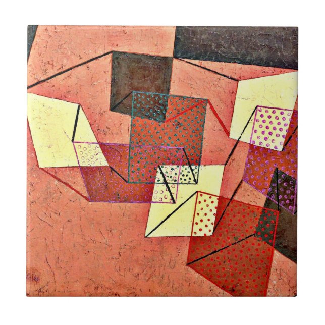 Carreau Klee - Surfaces à tôle (1930) (Devant)