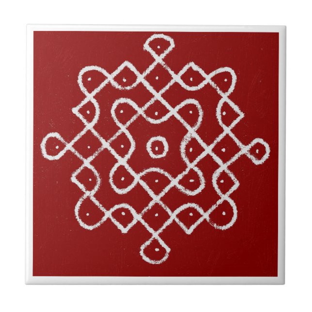 Carreau Kolam Rangoli (Devant)