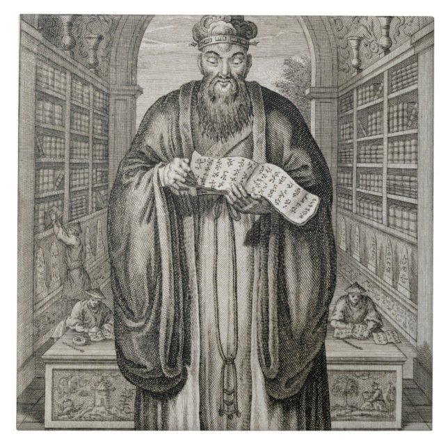 Carreau Kong-Fu-EST, ou Confucius, le phi le plus célébré (Devant)