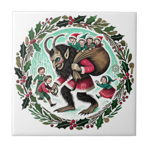 Carreau Krampus Noël