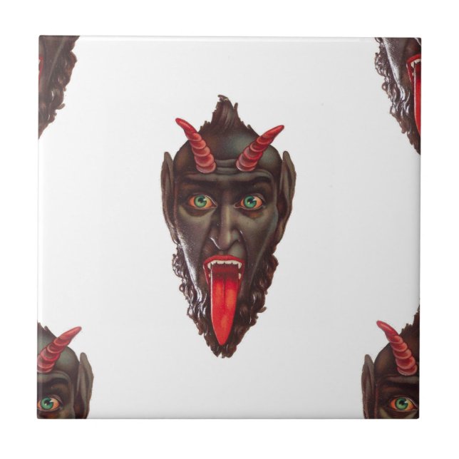 Carreau krampus vintage (Devant)