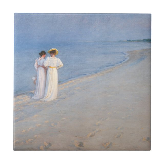 Carreau Kroyer - Soirée d'été sur Skagen Beach (Devant)