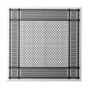 Carreau Kuffiya en Jordanie noir et blanc