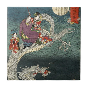 Carreau Kunisada II Le Dragon
