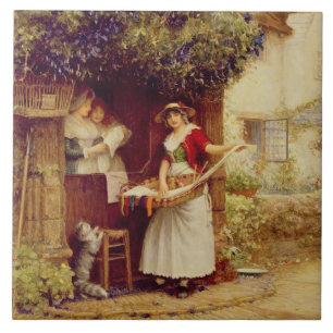 Carreau La ballade Seller, 1902 (huile à bord)