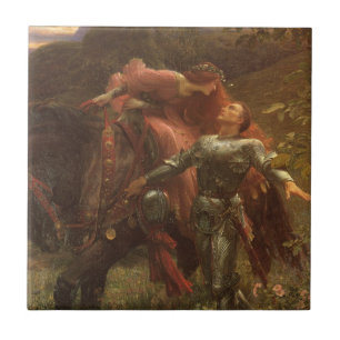 Carreau La Belle Dame sans Merci par Sir Frank Dicksee