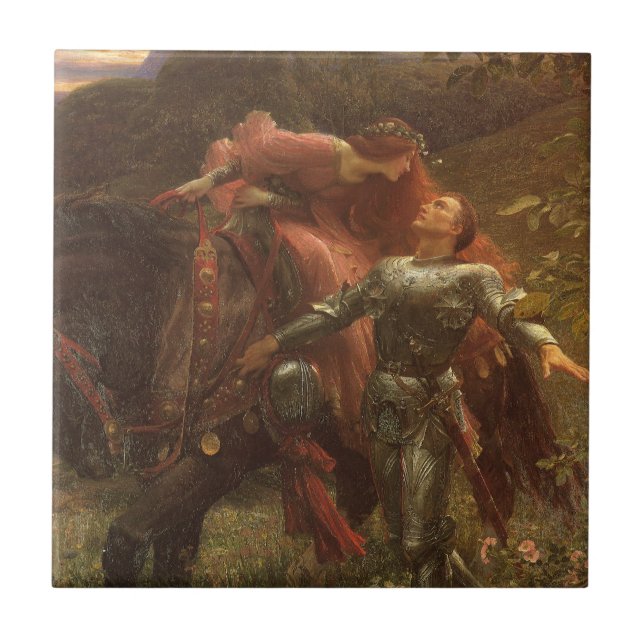 Carreau La Belle Dame sans Merci par Sir Frank Dicksee (Devant)