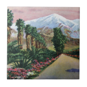 Carreau La Californie dans le plein hiver