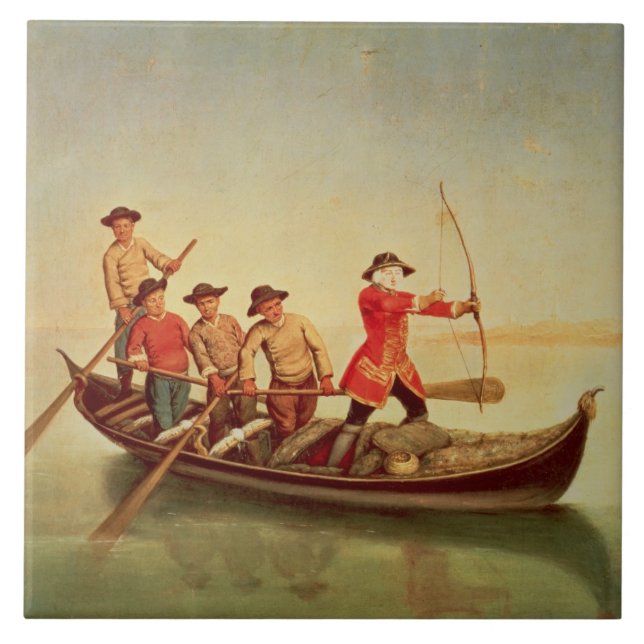 Carreau La chasse à canard (Devant)