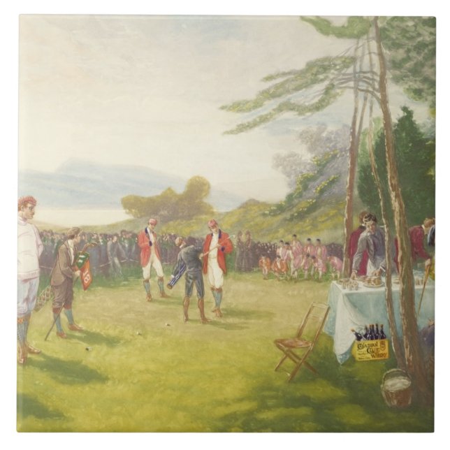 Carreau La chose du club, éditée par Boupil et Cie. (Devant)