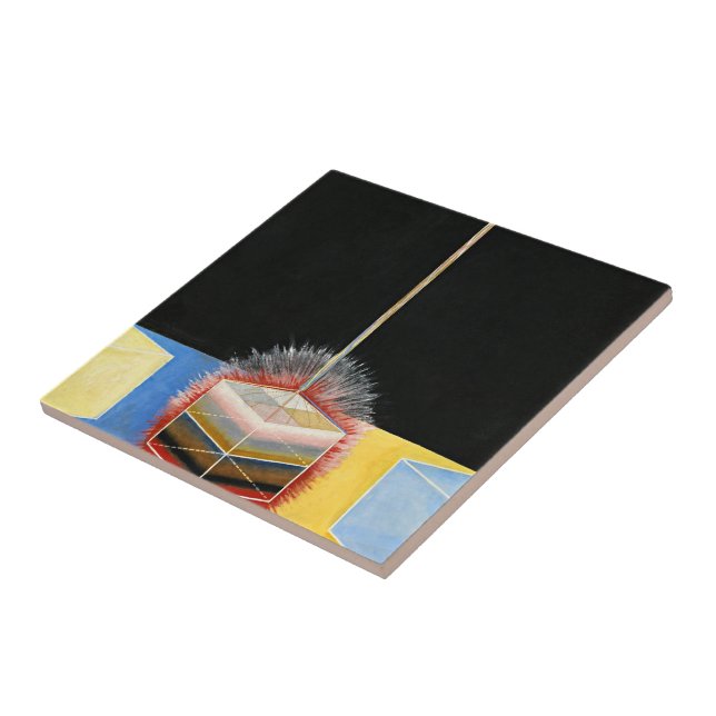 Carreau La colombe, 1915 par Hilma af Klint (Côté)