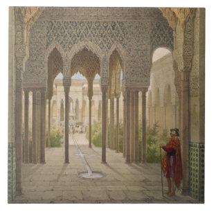 Carreau La cour des lions, Alhambra, Grenade, 185