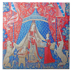 Carreau La Dame et la licorne / A Mon Seul Desir