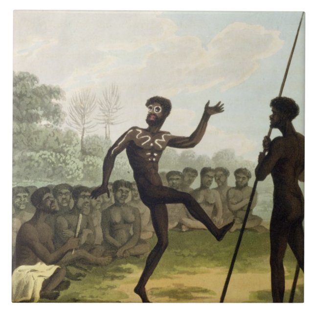 Carreau La danse, aborigènes de Nouvelle-Galles du Sud (Devant)