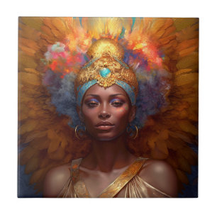 Carreau La déesse ailée Imaginaire Art