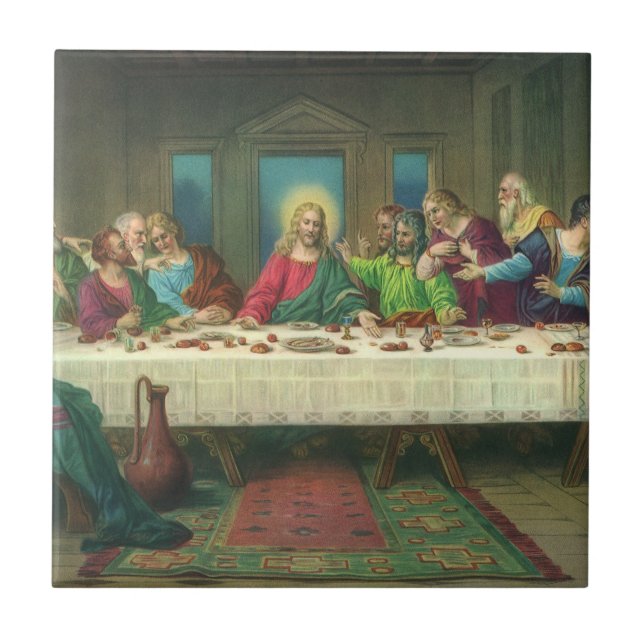 Carreau La Dernière Cène Originaire de Léonard de Vinci (Devant)
