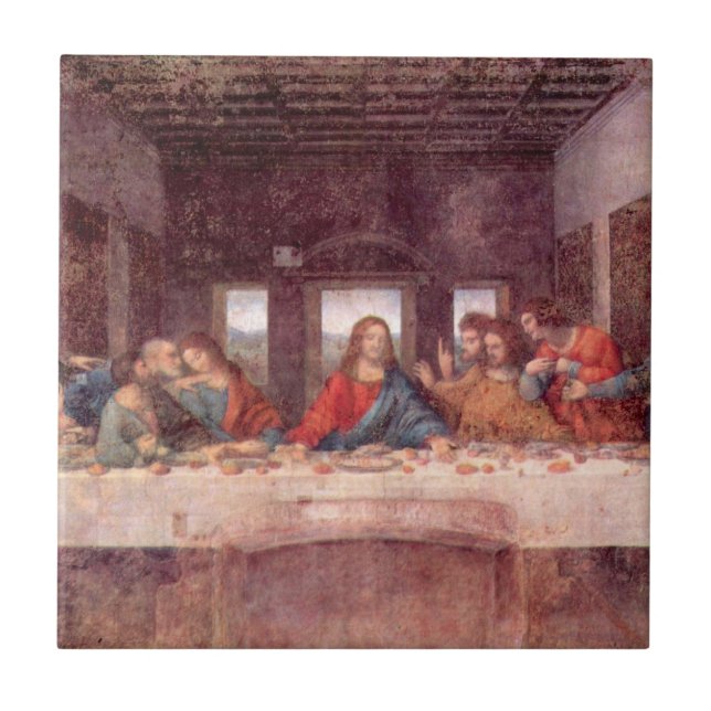 Carreau La Dernière soupe de Léonard de Vinci (Devant)