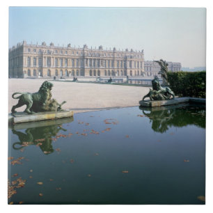 Carreau La façade d'ouest ou de jardin vue du Parterre