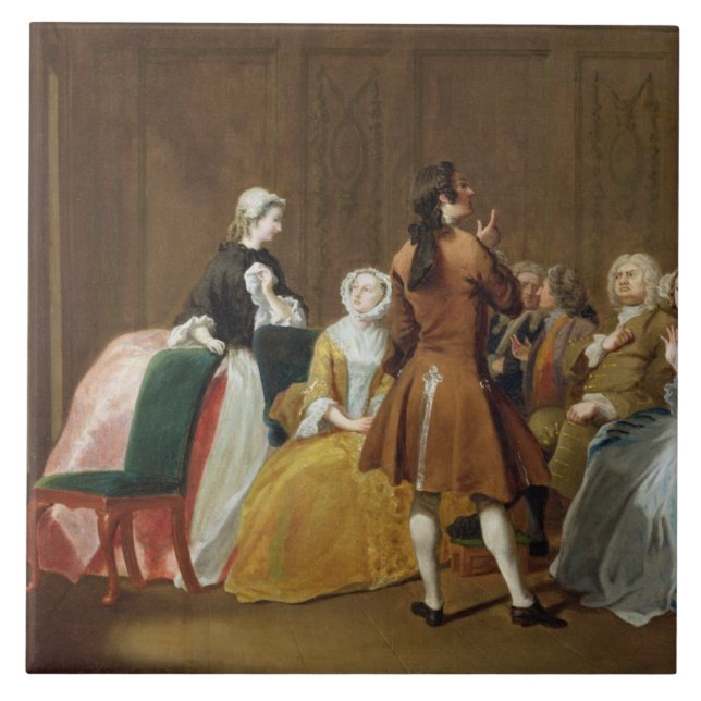 Carreau La famille de Harlowe, Clar de Samuel Richardson (Devant)