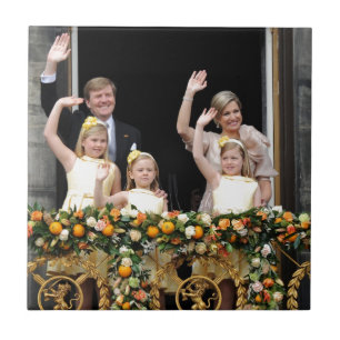 Carreau La famille royale néerlandaise