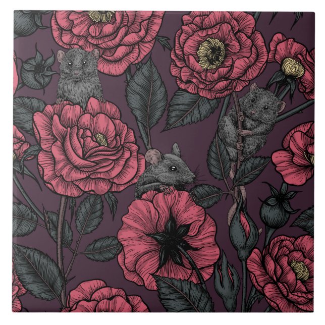 Carreau La fête des souris (Devant)