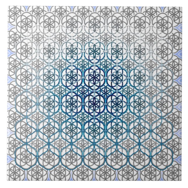 Carreau La fleur de la vie (Devant)