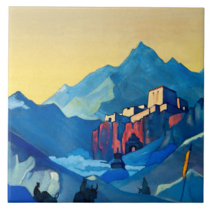 Carreau « La forteresse de l'esprit » de Nicholas Roerich