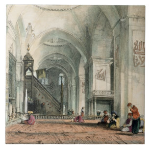 Carreau La grande mosquée chez Brussa, plaquent 24 de