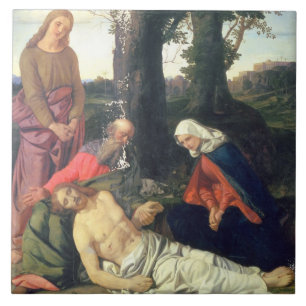 Carreau La lamentation du Christ mort