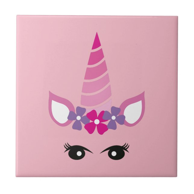 Carreau La licorne rose (Devant)