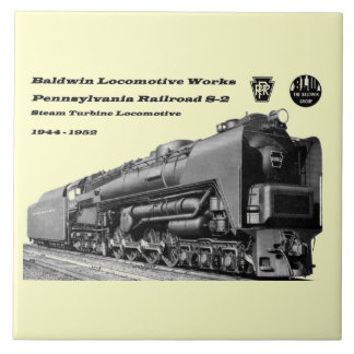 Carreau La locomotive de Baldwin fonctionne la turbine à