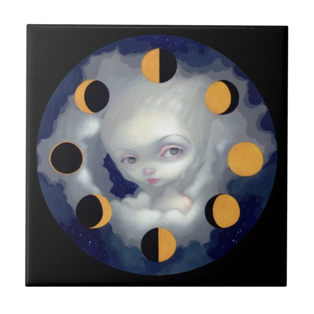 Carreau La "lune met" la tuile en phase (Devant)
